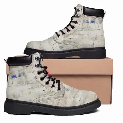 Men White Medina Mid Top Boots