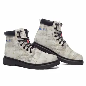 Men White Medina Mid Top Boots