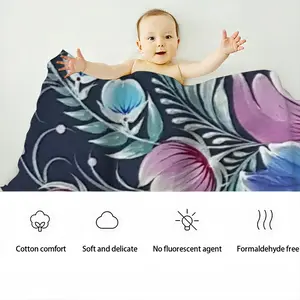 Night Pleasure Baby Flannel Blanket (Vertical)