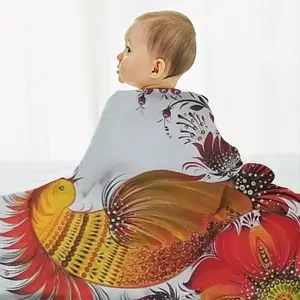 Firebird Baby Flannel Blanket (Vertical)