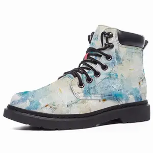 Men Blues Mid Top Boots