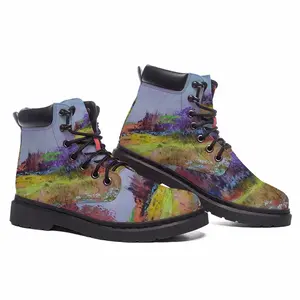 Men Beautiful Nature Mid Top Boots