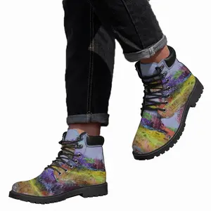 Men Beautiful Nature Mid Top Boots