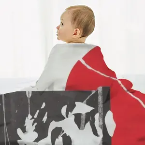 Ripped Ball Baby Flannel Blanket (Vertical)