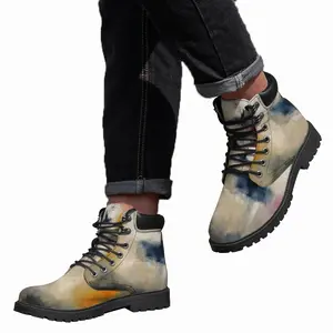 Men Blue Dancer Mid Top Boots