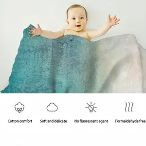 Blue Moon Baby Flannel Blanket (Vertical)