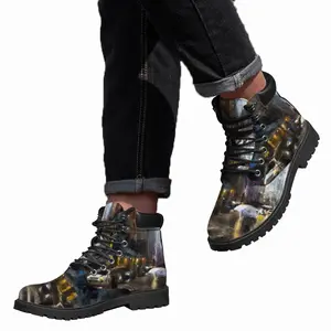 Men Ny City Lights Mid Top Boots