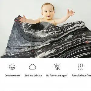 Outer Space Baby Flannel Blanket (Vertical)