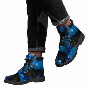 Men Blue Sky Mid Top Boots