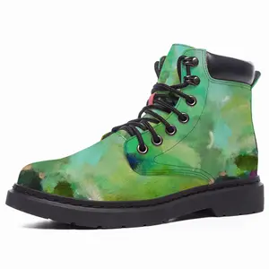 Men Green 3 Mid Top Boots