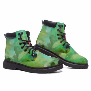 Men Green 3 Mid Top Boots