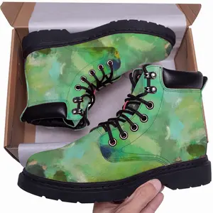 Men Green 3 Mid Top Boots