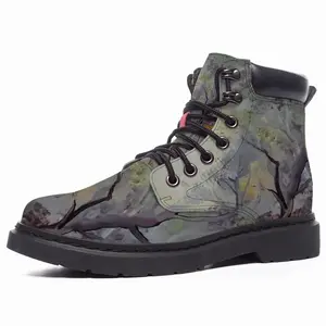 Men Misty Trees Mid Top Boots