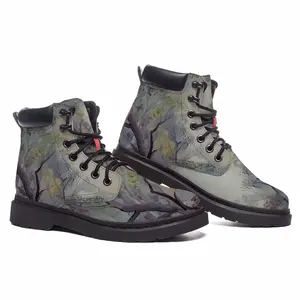 Men Misty Trees Mid Top Boots