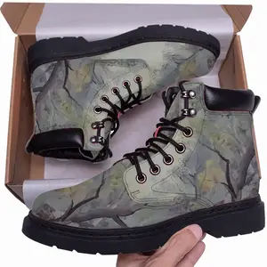 Men Misty Trees Mid Top Boots