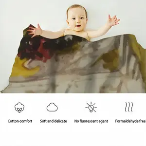 Painter Baby Flannel Blanket (Vertical)