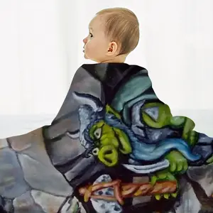 Confrontation Baby Flannel Blanket (Vertical)