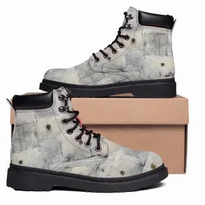 Men White Morocco Mid Top Boots