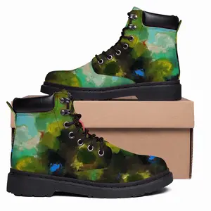 Men Green 2 Mid Top Boots