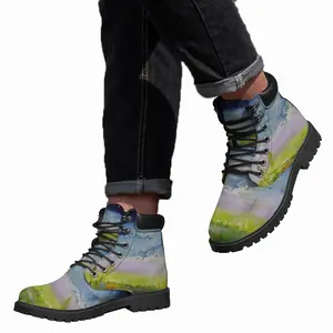 Men Field In Summer Twilight Mid Top Boots