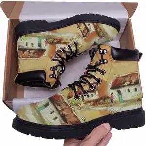 Men Green Door Mid Top Boots