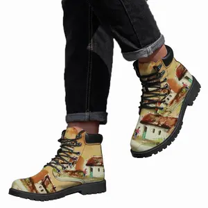 Men Green Door Mid Top Boots