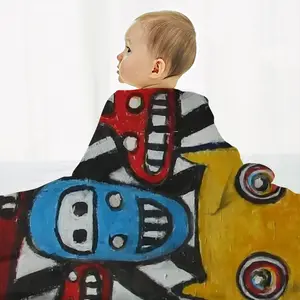 Driving You Mad Baby Flannel Blanket (Vertical)