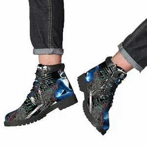 Men Mechanical Ballet Mid Top Boots