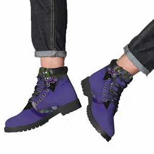 Men Purple 2019 Mid Top Boots