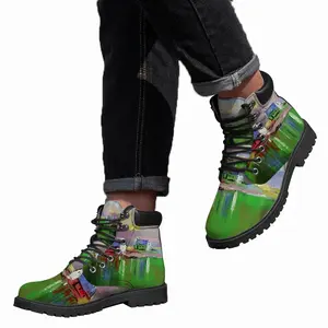 Men Green Ismy Valley Mid Top Boots