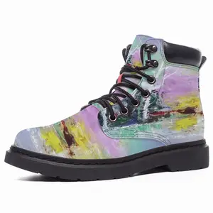 Men Moon Reflection Mid Top Boots