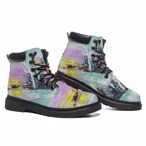 Men Moon Reflection Mid Top Boots