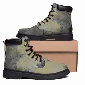 Men Early Morning Autumn Sun Mid Top Boots