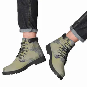 Men Early Morning Autumn Sun Mid Top Boots