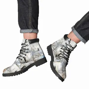 Men White Tanger 2 Mid Top Boots