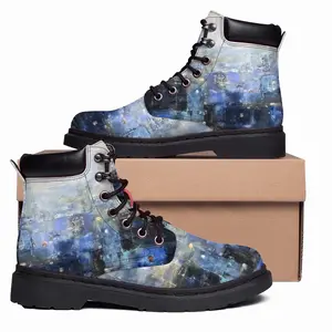 Men Blue Harmony Mid Top Boots