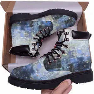 Men Blue Harmony Mid Top Boots