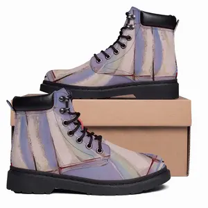 Men White Sails Mid Top Boots