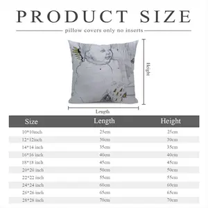 Baby - Drawing Pencil Polyester Pillow (Square, Multi-Size)