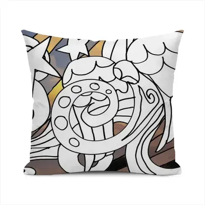 Angel 2 Polyester Pillow (Square, Multi-Size)