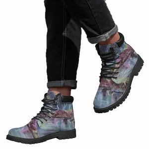 Men Lake Reflection Mid Top Boots