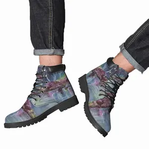 Men Lake Reflection Mid Top Boots