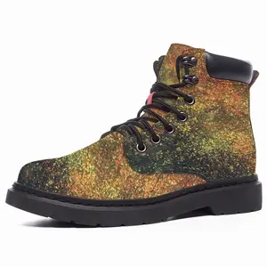 Men Golden Drops Mid Top Boots