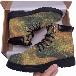 Men Golden Drops Mid Top Boots