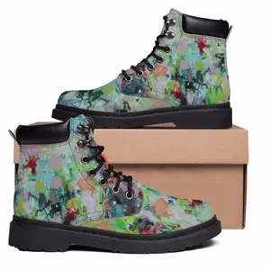 Men Anniversary Flowers Mid Top Boots