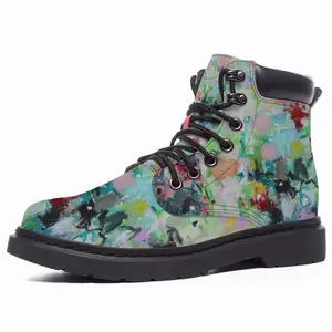 Men Anniversary Flowers Mid Top Boots