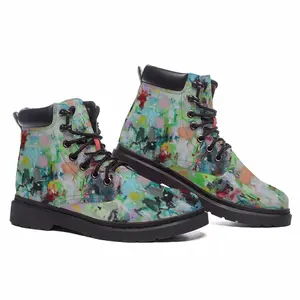 Men Anniversary Flowers Mid Top Boots