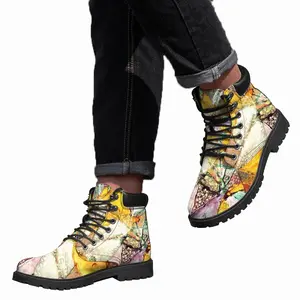 Men Shattered Mid Top Boots