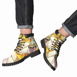 Men Shattered Mid Top Boots