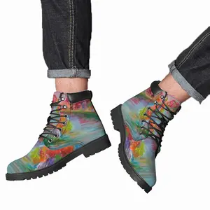 Men Rhythm Of Colors Mid Top Boots